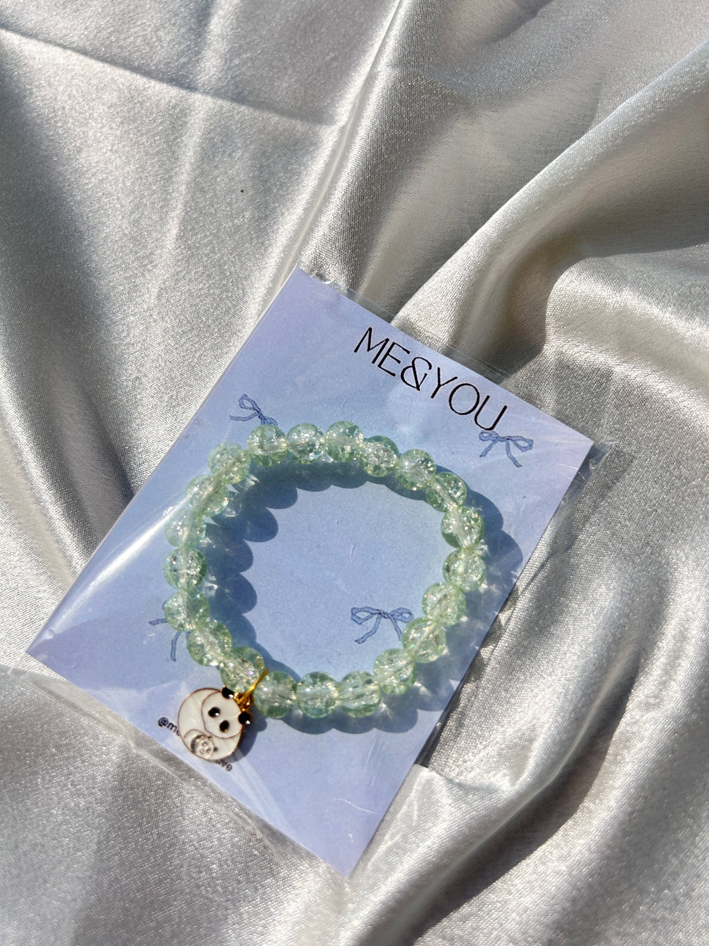 Minty Panda Charm Bracelet 🐼