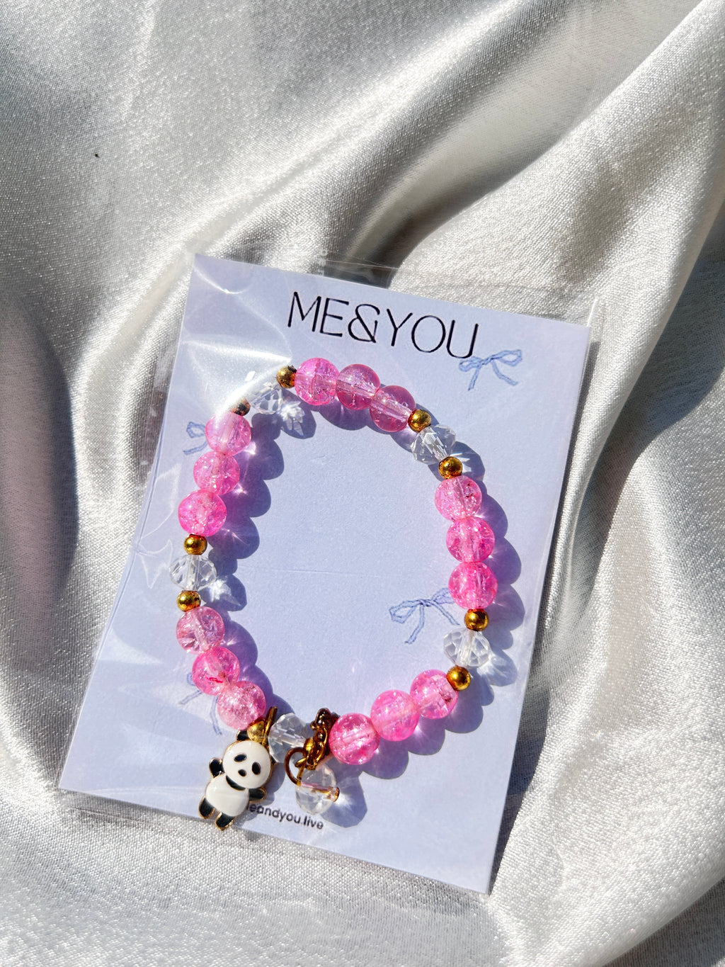 Hot Pink Panda Bracelet 💖