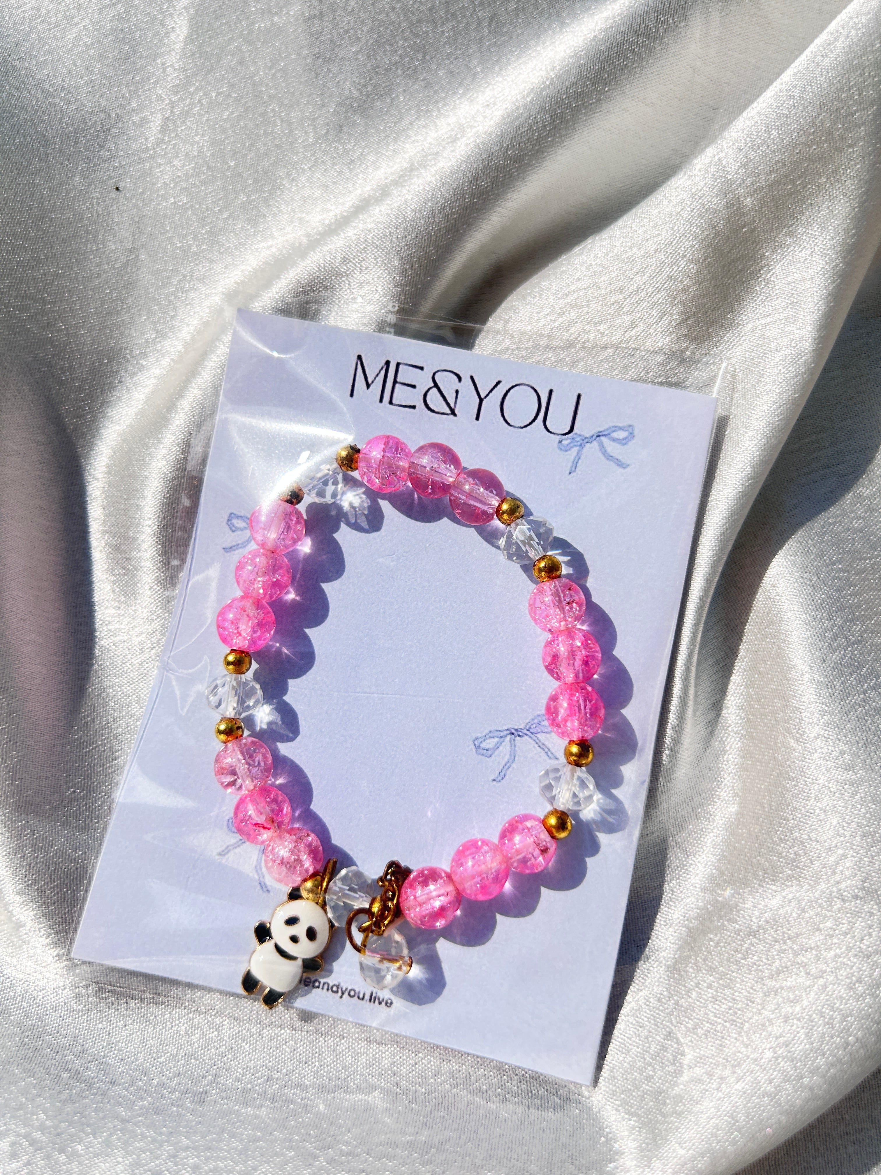 Hot Pink Panda Bracelet 💖
