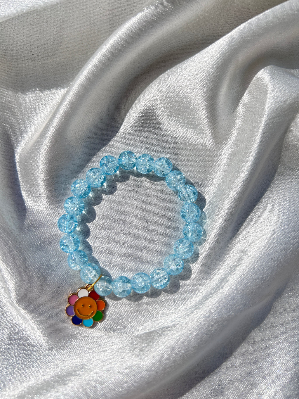 Sky Bloom Charm Bracelet 🌼💙