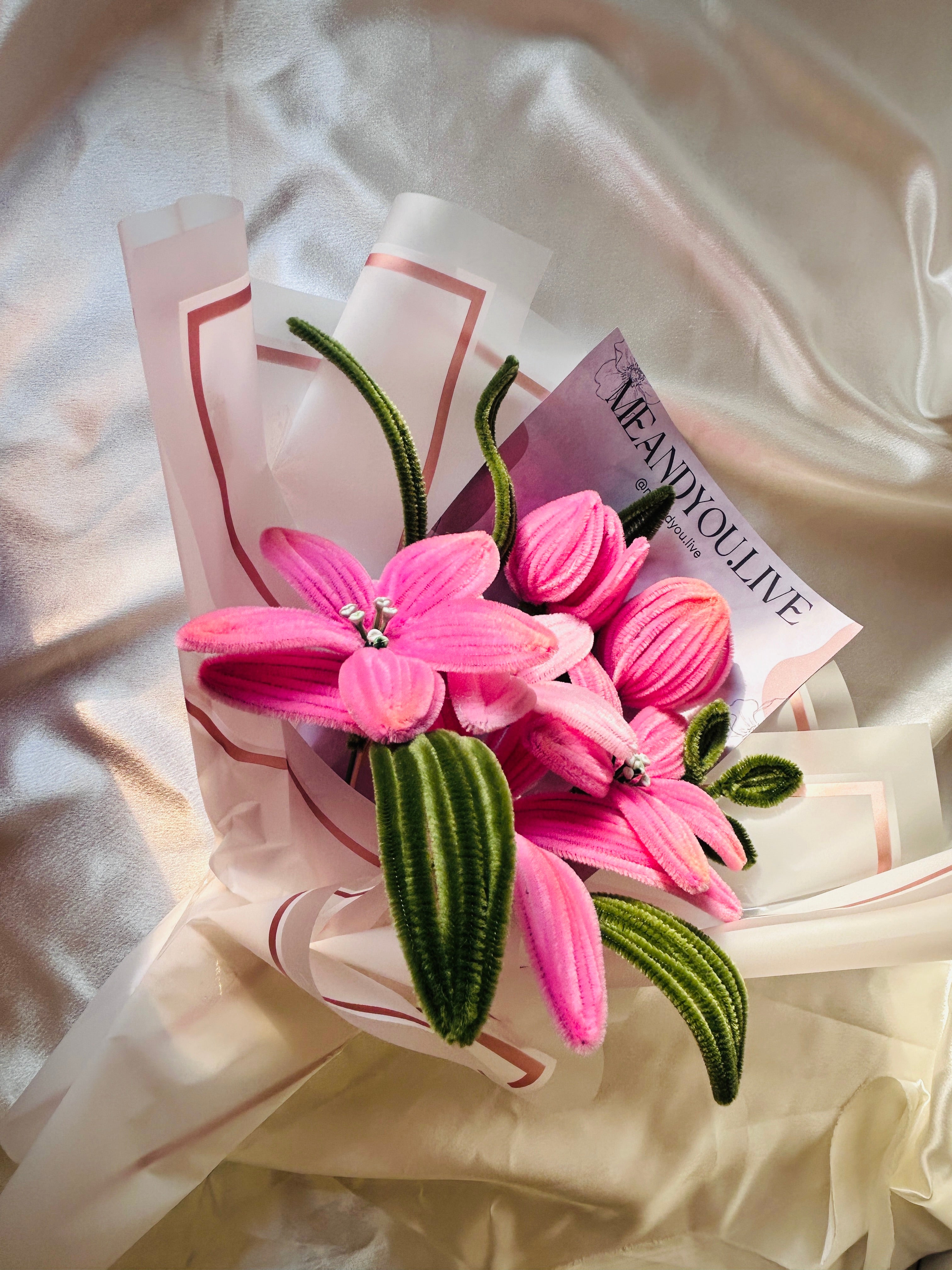 🌸 Pink Blossom Handmade Bouquet 🌸