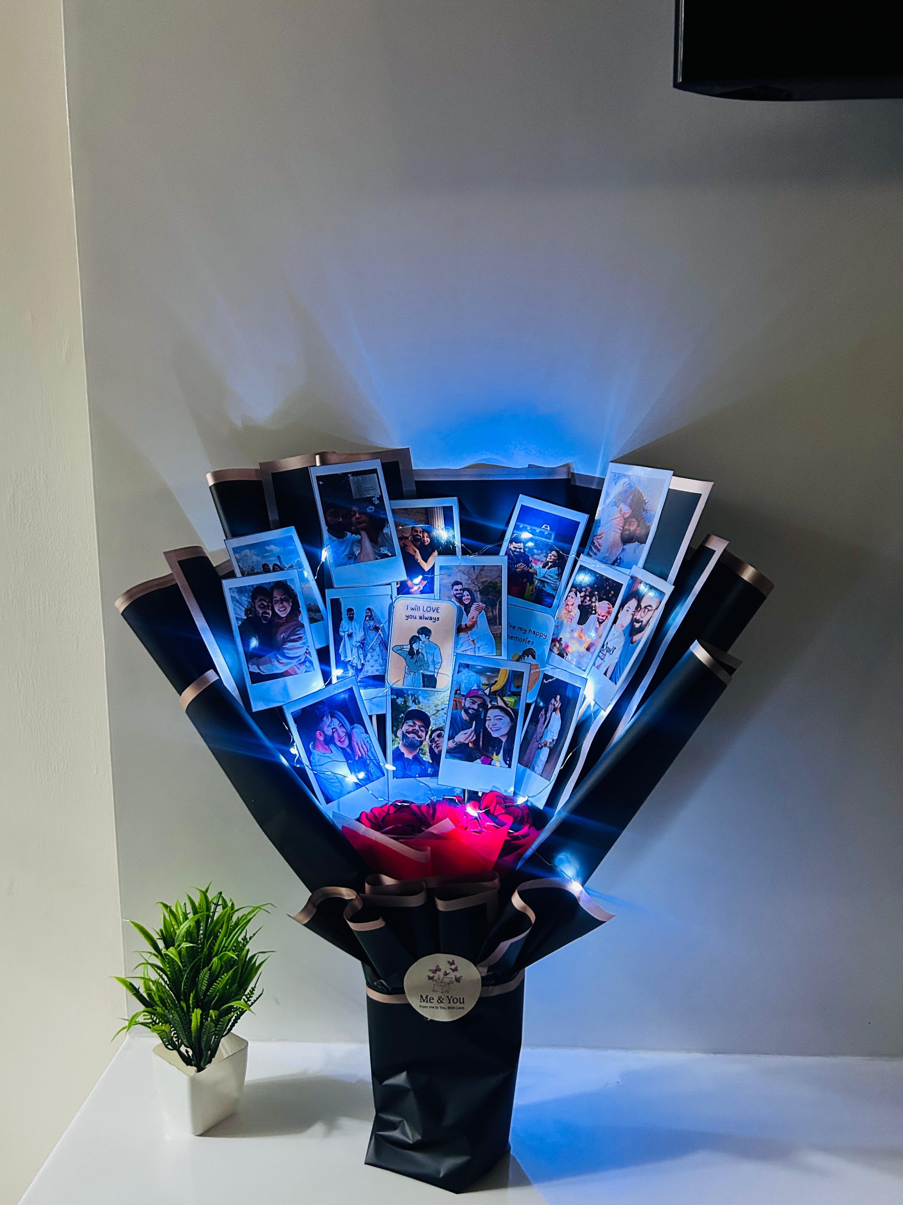 Personalized Polaroid Photo Bouquet(Send images on instagram)