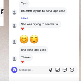 Customer feedback