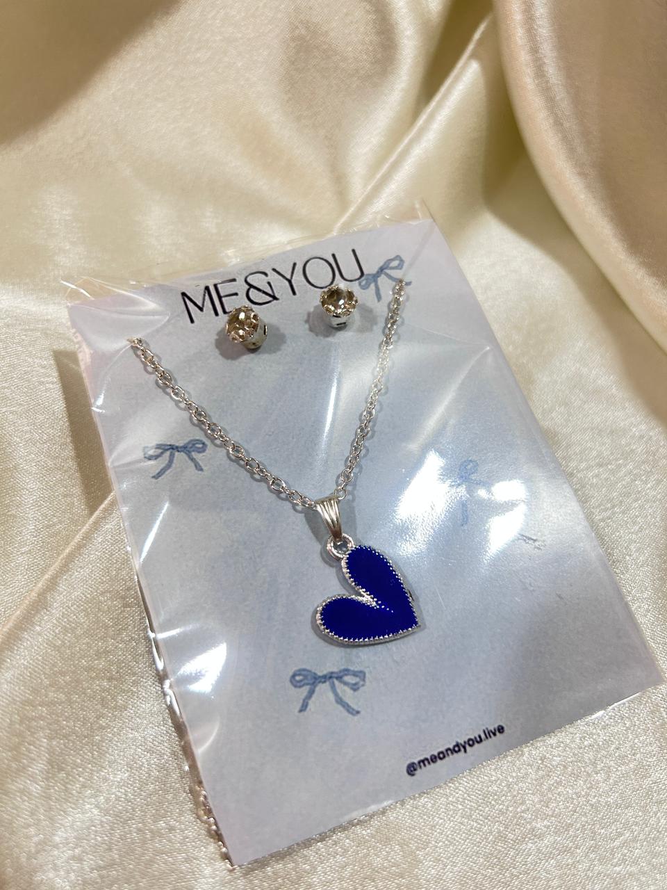 Frosted Heart Charm