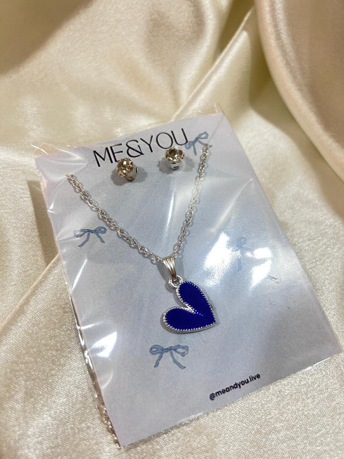 Frosted Heart Charm