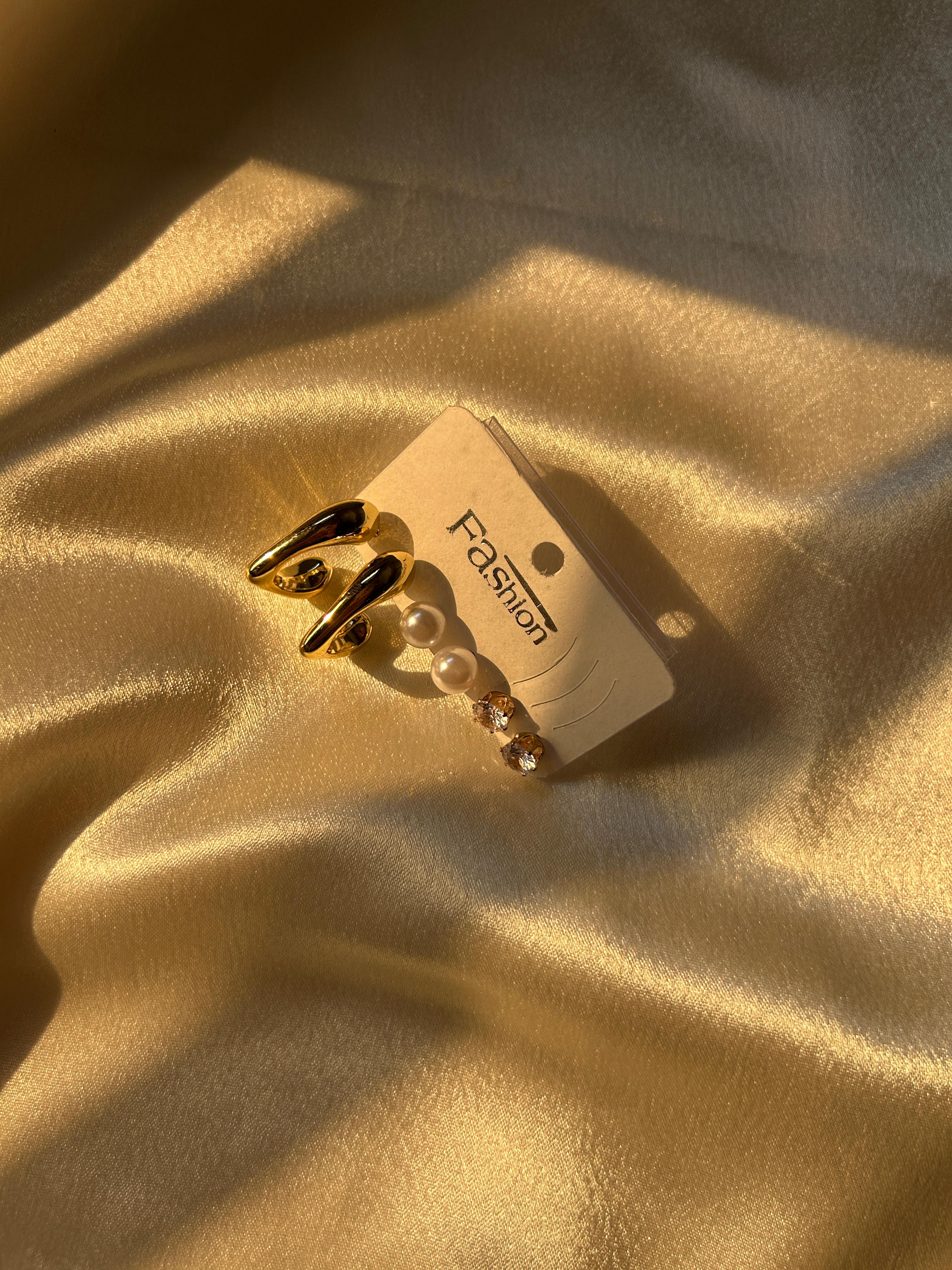 Luxe Trio Earrings Set