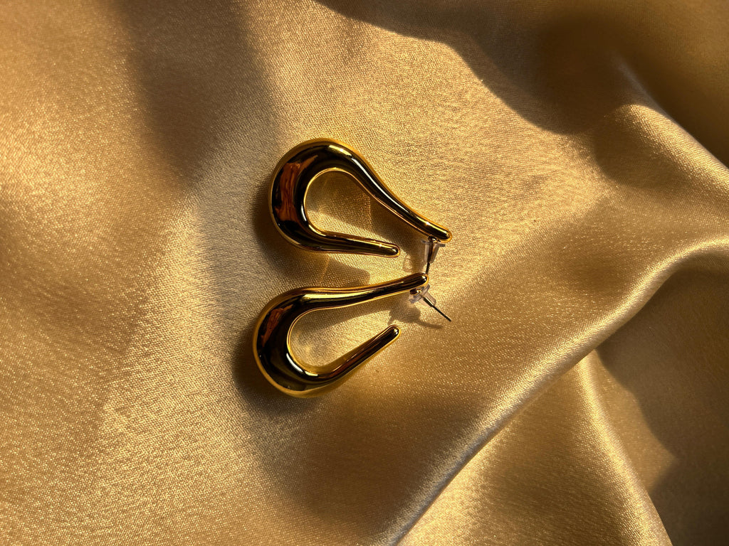 Aurora Twist Gold Earrings