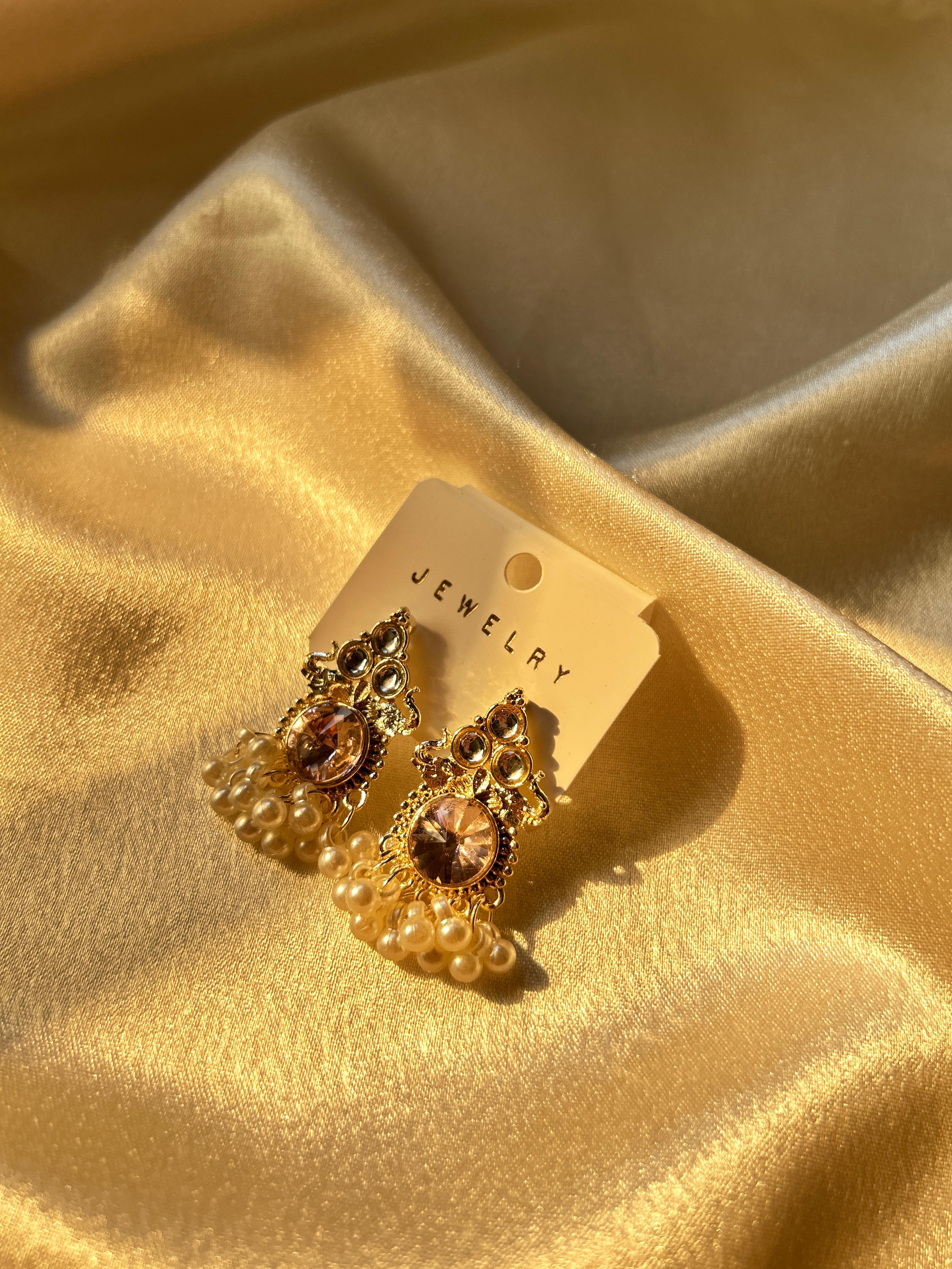 🌸 Blush Royale JHUMKA